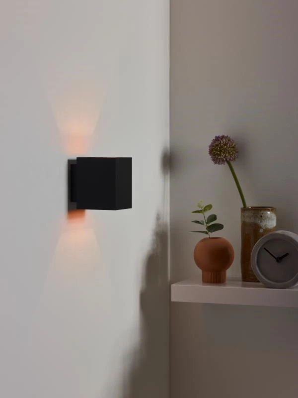 Lucide XERA - Wall light - 1xG9 - Black - ambiance 1